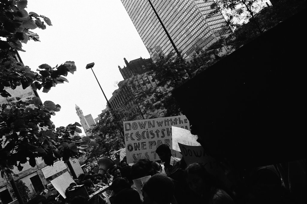 Iranian Student Association protest march - Chicago Sun-Times