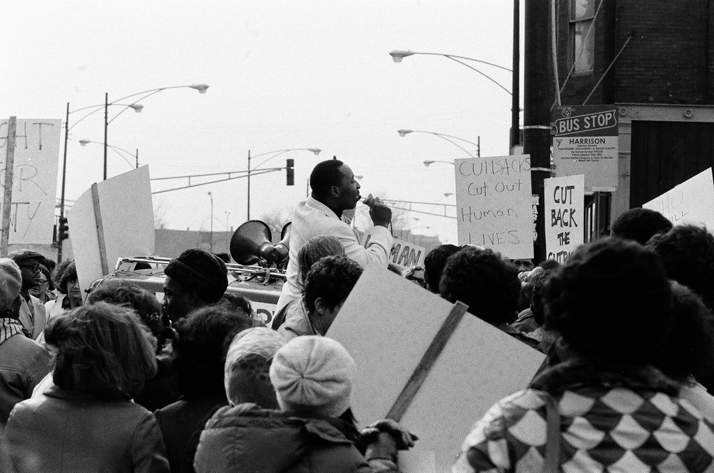 Cook County Hospital protest - Chicago Sun-Times