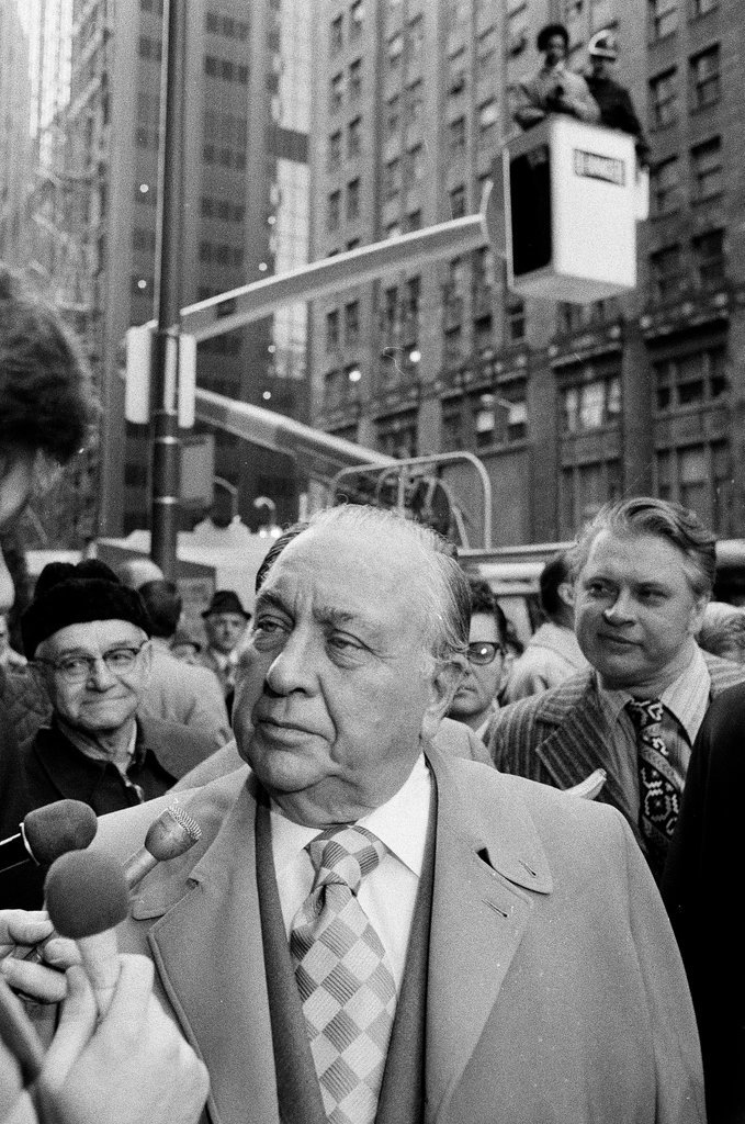 Mayor Richard J. Daley interviewed about forestry equipment - Chicago Sun-Times
