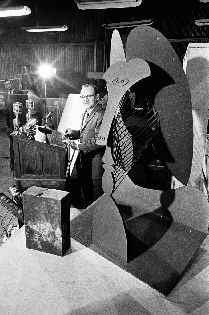 Picasso sculpture model - Chicago Sun-Times