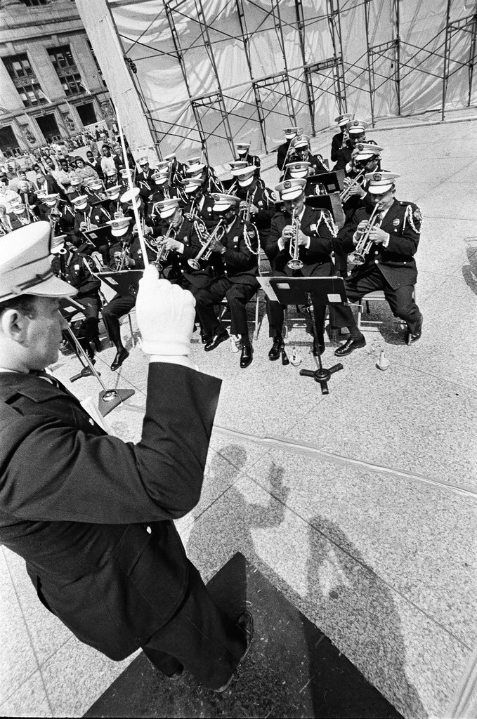 Groundbreaking ceremony for the Picasso sculpture at the Civic Center - Chicago Sun-Times