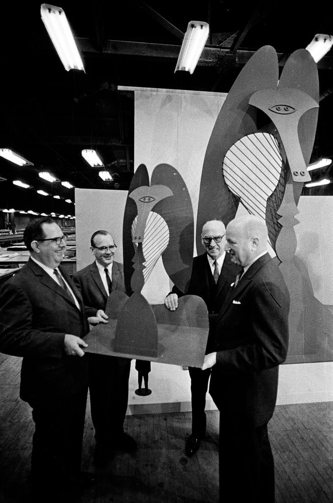 Picasso sculpture model - Chicago Sun-Times