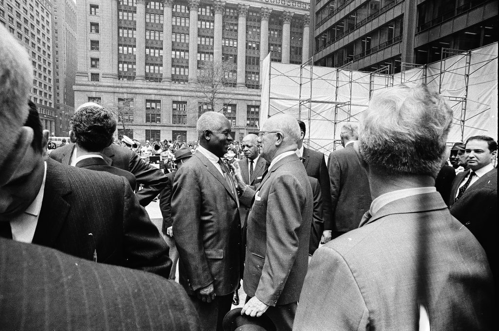 Groundbreaking ceremony for the Picasso sculpture at the Civic Center - Chicago Sun-Times