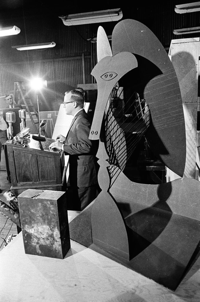 Picasso sculpture model - Chicago Sun-Times