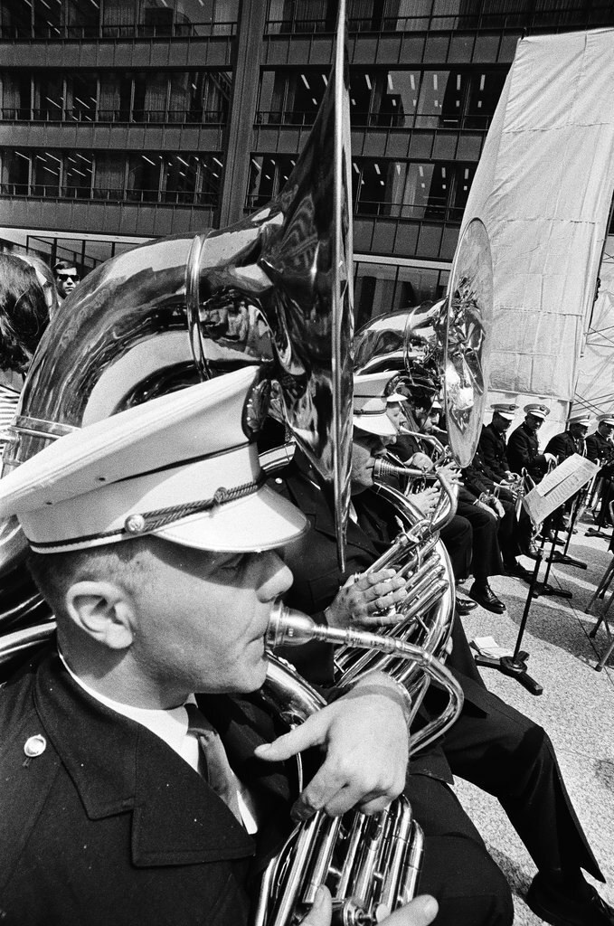 Groundbreaking ceremony for the Picasso sculpture at the Civic Center - Chicago Sun-Times