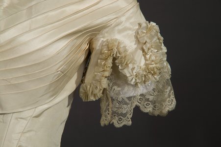 Bridesmaid dress (detail view of sleeve)