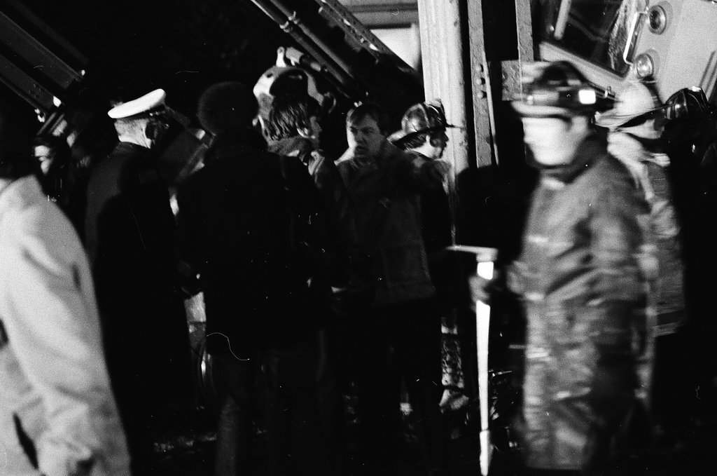 Elevated train derailment at Wabash Avenue and Lake Street - Chicago Sun-Times