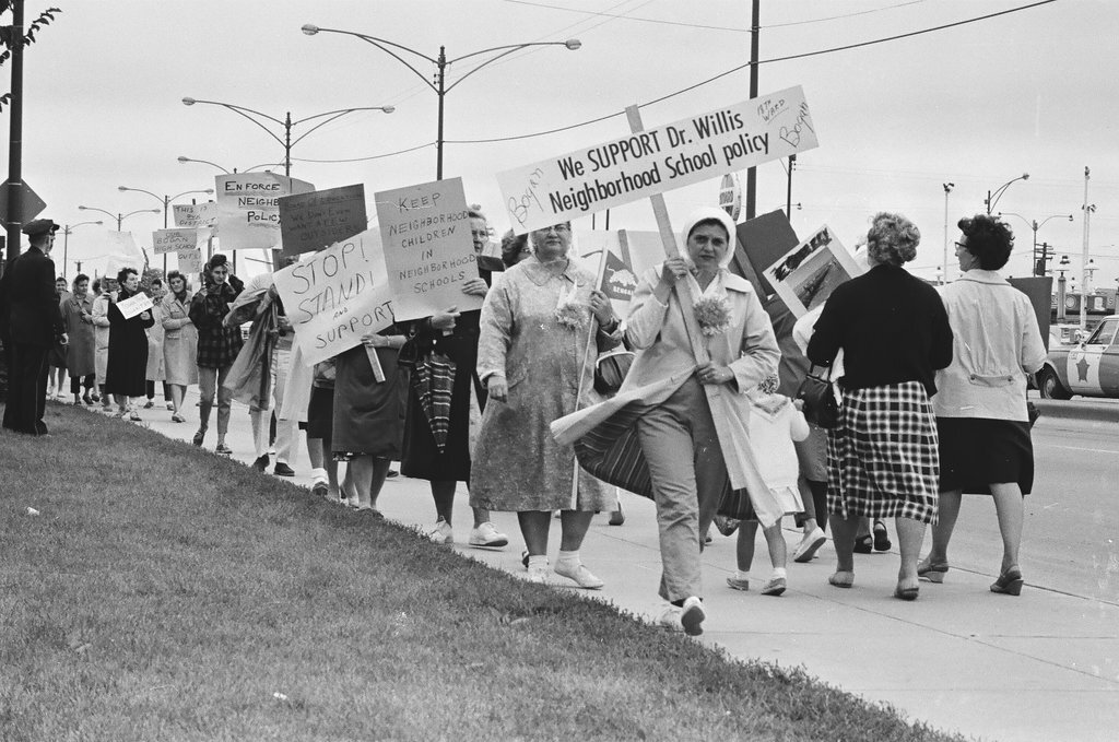 Bogan High School protest - Chicago Sun-Times