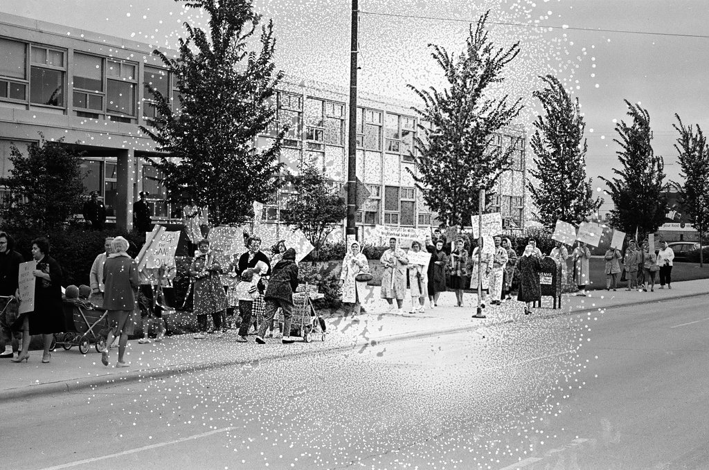 Bogan High School protest - Chicago Sun-Times