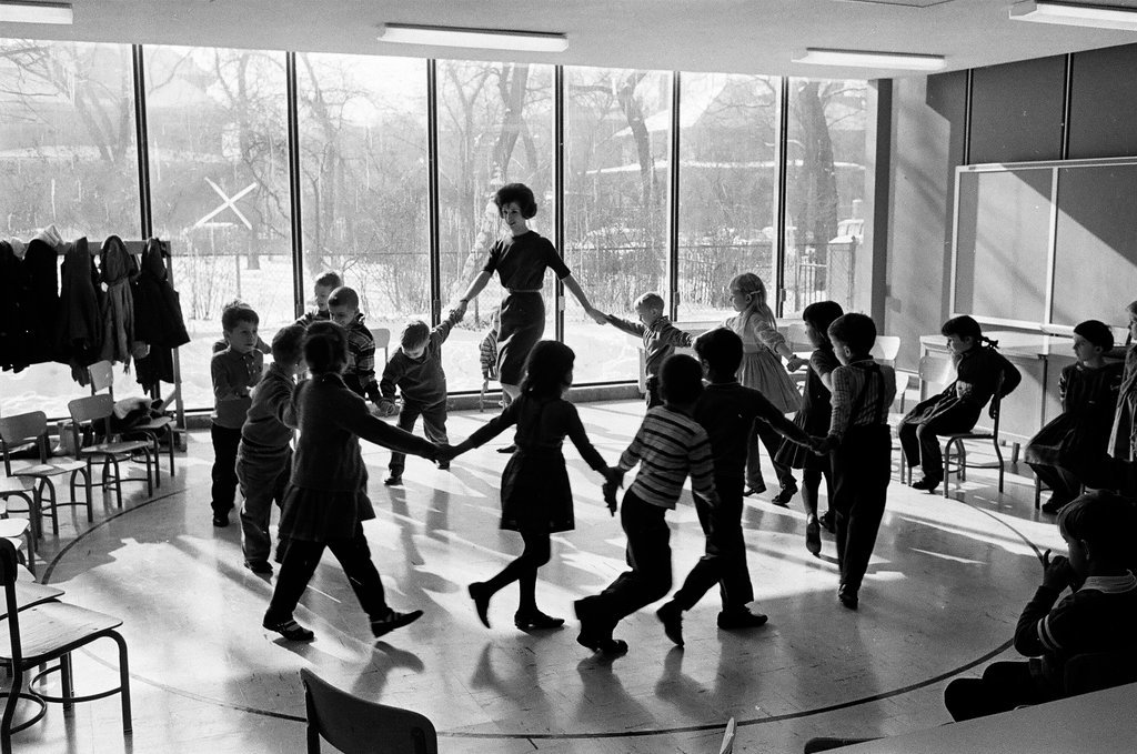 Joseph Brennemann School with unusual roof design - Chicago Sun-Times
