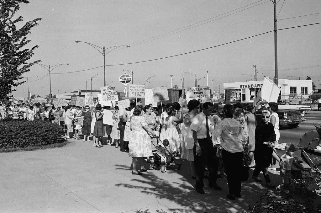 Bogan High School protest - Chicago Sun-Times