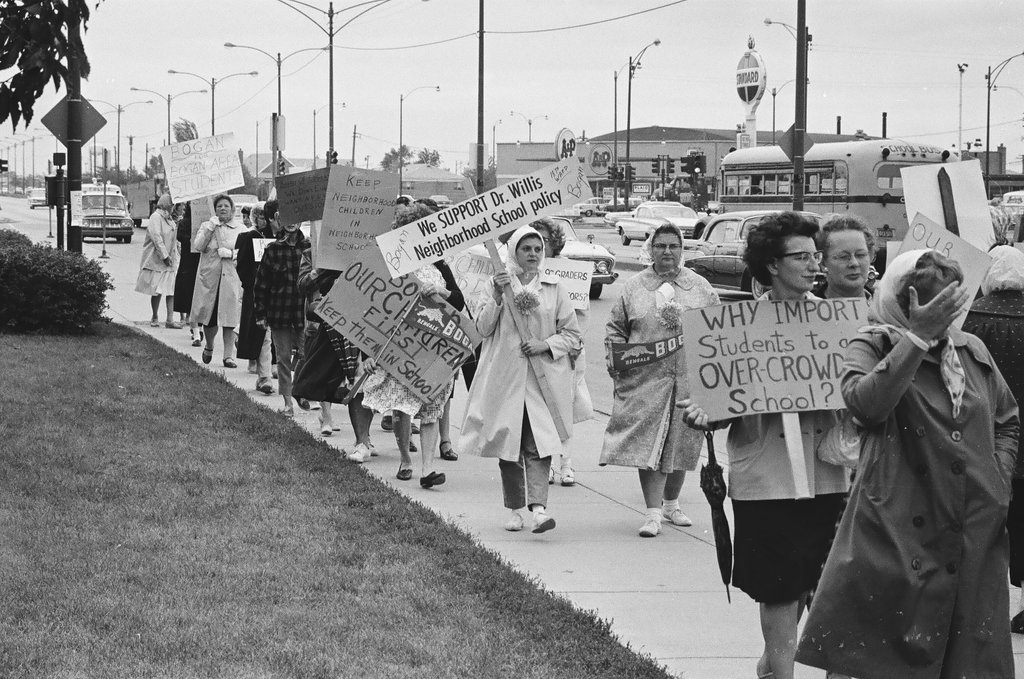 Bogan High School protest - Chicago Sun-Times