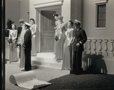 Window Display at Marshall Field and Company: I Plight thee my Troth - Side shot - Unknown