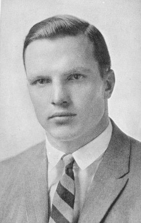 Studio photo portrait of Edward Anderson, DePaul's football coach from the DePaulian 1926 yearbook - DePaul University