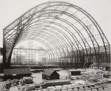 Manufactures and Liberal Arts Building during construction, World's Columbian Exposition, Chicago - Arnold, C. D.