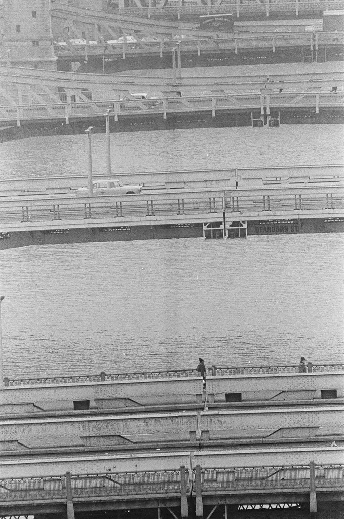 Bridges over the Chicago River - Jack Dykinga for Chicago Sun-Times