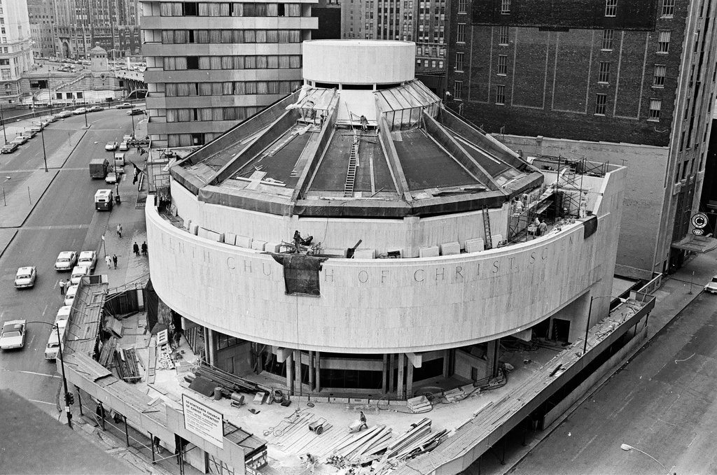 Construction of Seventeenth Church of Christ Scientist - Chicago Sun-Times