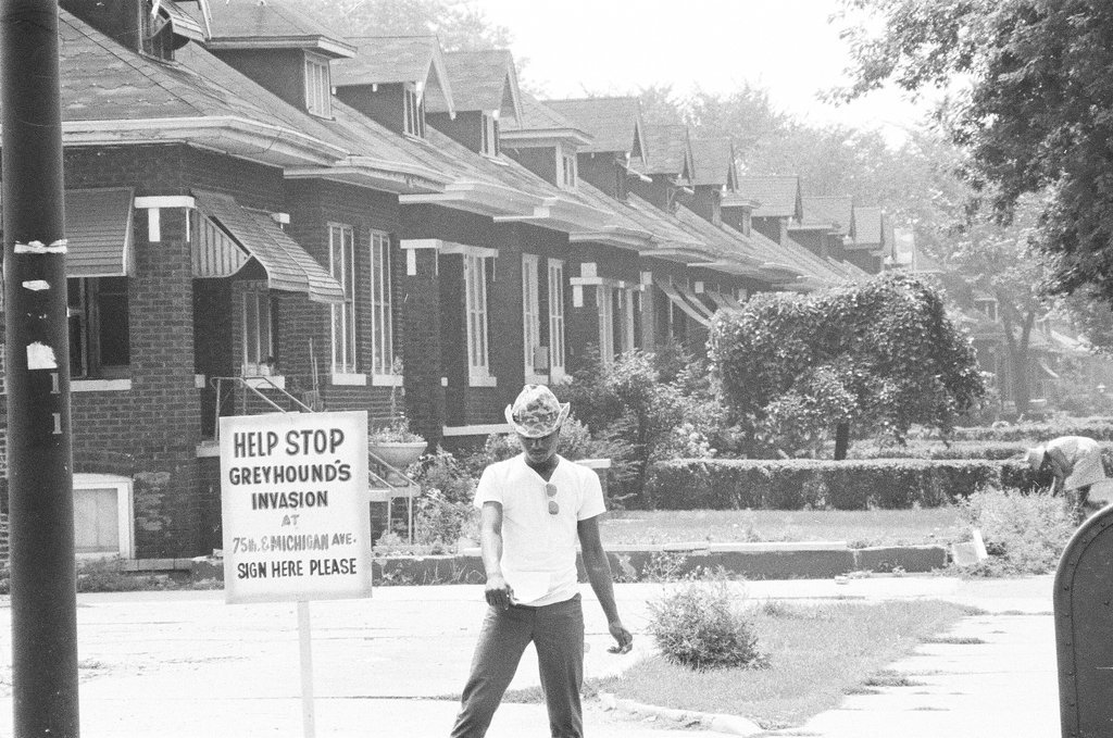 Residents protest city plans to construct a new Greyhound Bus depot - Chicago Sun-Times