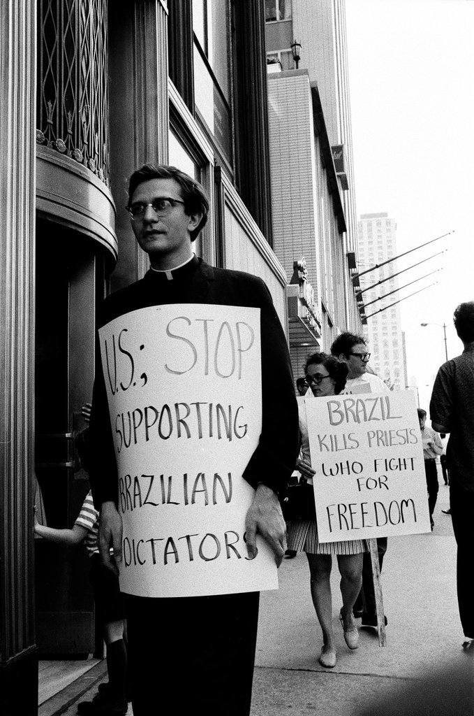 Members of the Brazilian Consulate protest violence in Brazil - Chicago Sun-Times