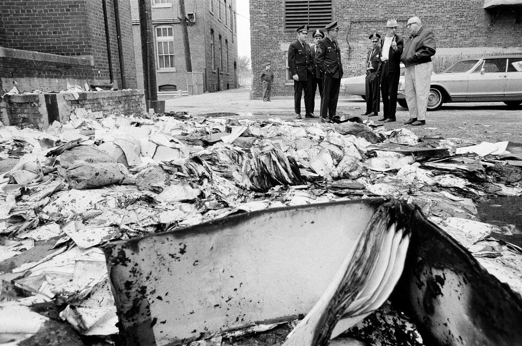 Police investigate burning draft records - Chicago Sun-Times