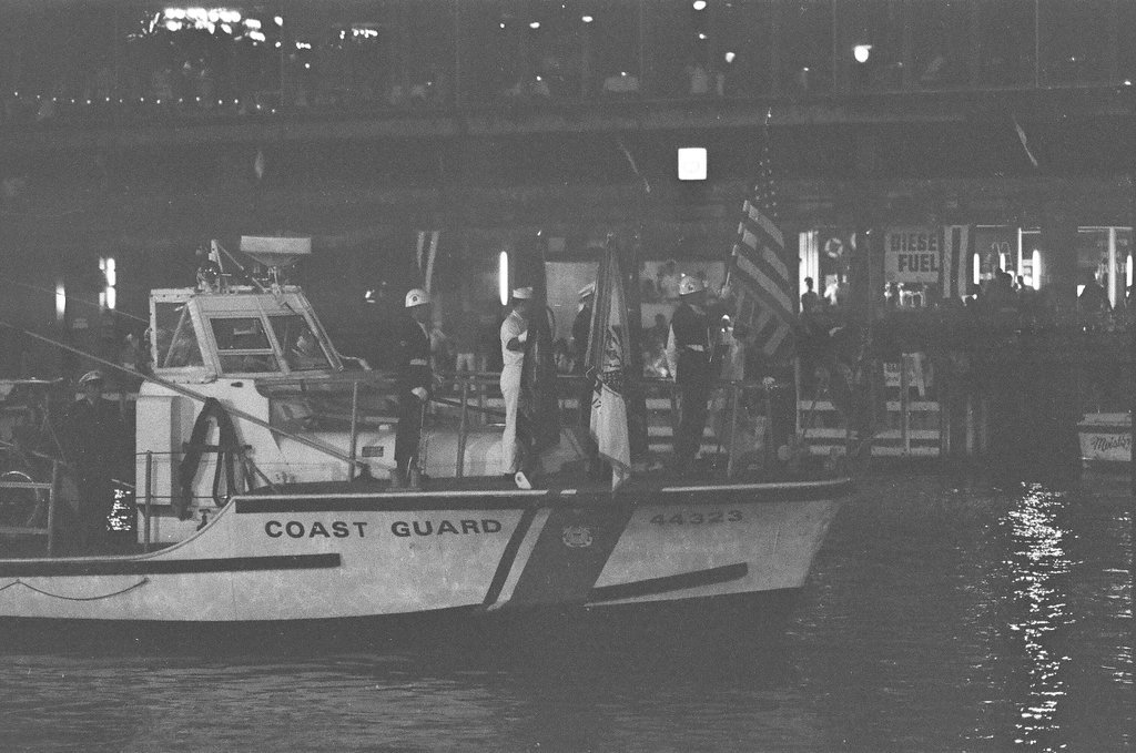 The Chicago Water Ski show takes place as part of the 1970 Lakefront Festival - Randy B. Leffingwell for Chicago Sun-Times