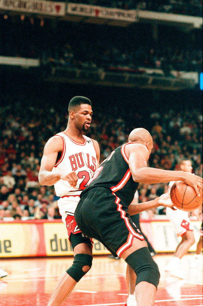 The Chicago Bulls plays their first home game of the season against the Miami Heat at Chicago Stadium - Chicago Sun-Times