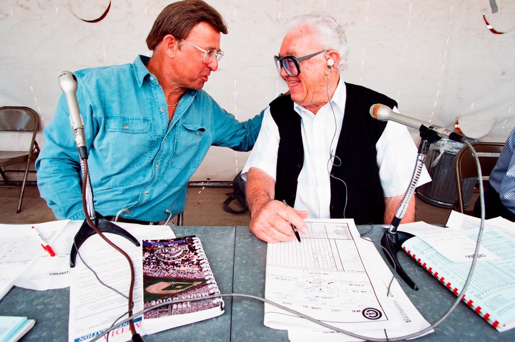 Fans celebrate Harry Caray Day at HoHoKam Stadium in Mesa, Arizona - Chicago Sun-Times