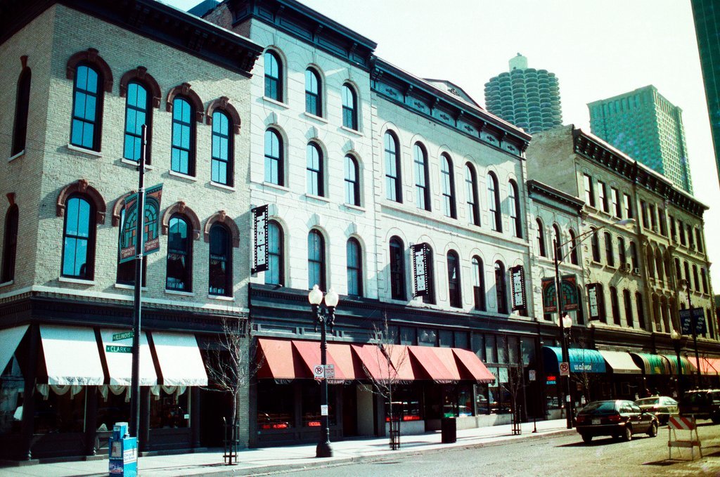 A new building recently opened near the intersection of Clark and Illinois streets - Chicago Sun-Times