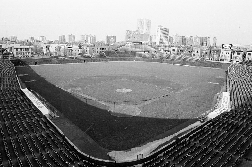 Views of the scoreboard, field, and seats at Wrigley Field - Chicago Sun-Times