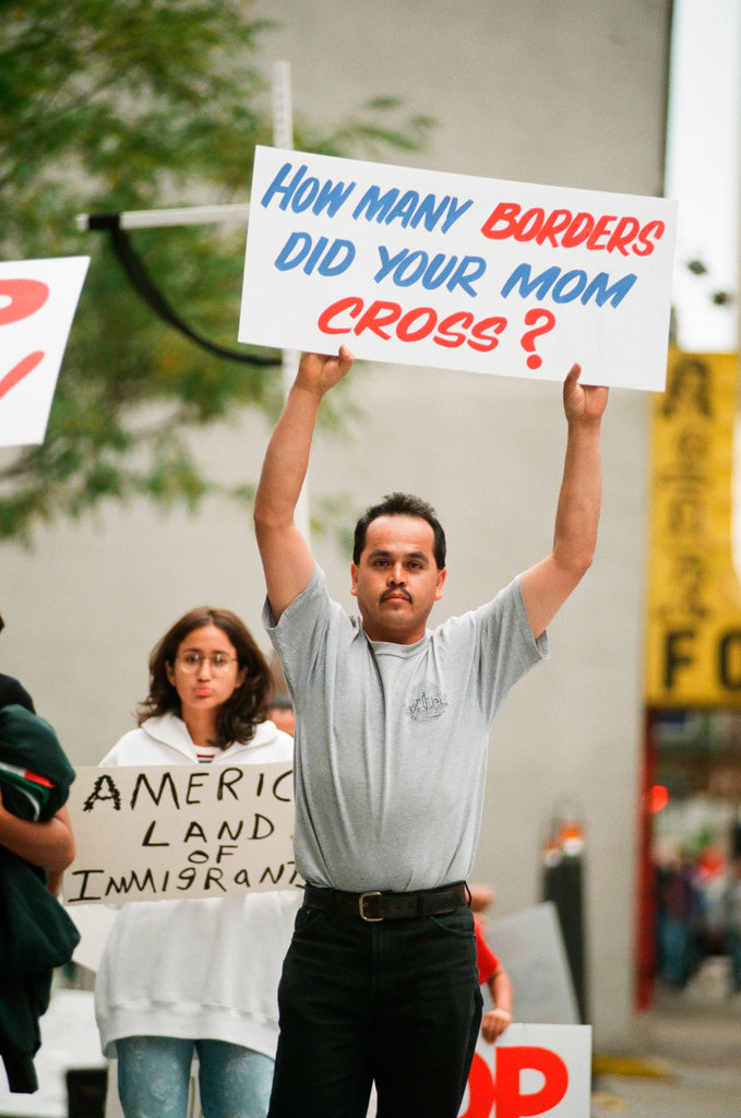 People protest outside Federal Building - Chicago Sun-Times