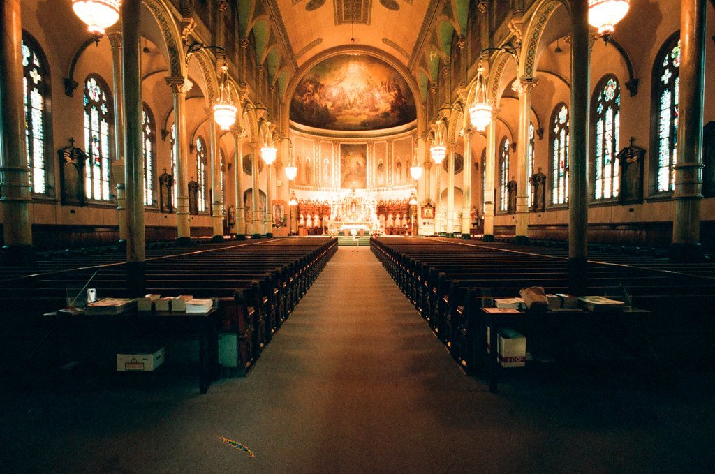 Views of the interior and exterior of St. Stanislaus Kostka Church - Chicago Sun-Times