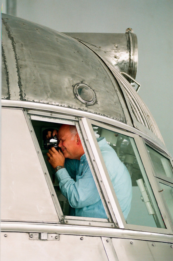 The Pioneer Zephyr Train is on display at the W.W. Grainger headquarters - Chicago Sun-Times