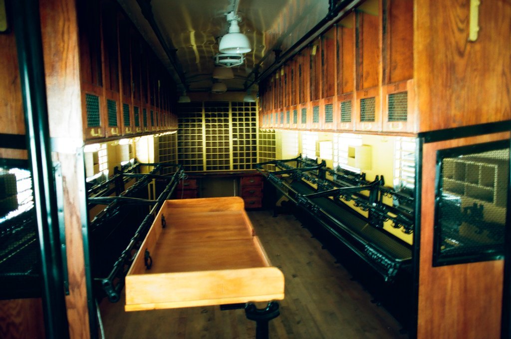 The Pioneer Zephyr Train is on display at the W.W. Grainger headquarters - Chicago Sun-Times