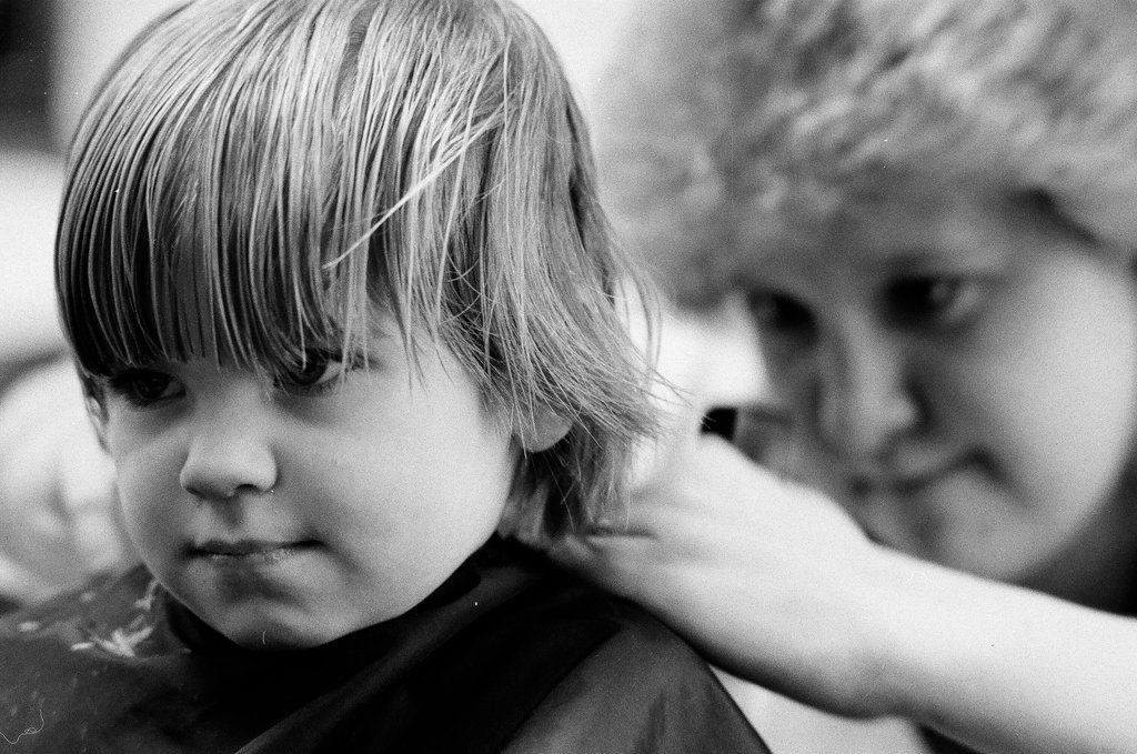 Adults and children get their hair cut at Borics Hair Care - Chicago Sun-Times