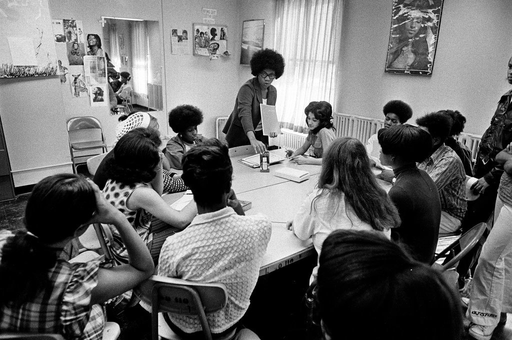 Young women learn typing, nursing, and other skills at the Chicago Resident Center - John H. White for Chicago Sun-Times
