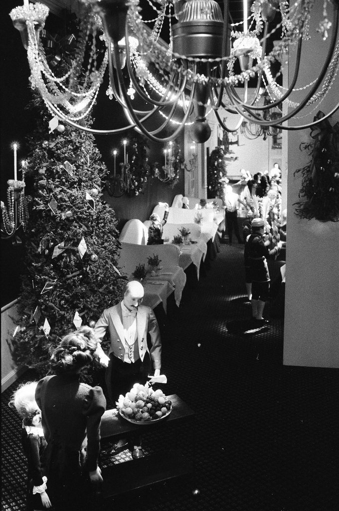 Different Christmas-themed scenes are in window displays in Chicago, Illinoi - Chicago Sun-Times