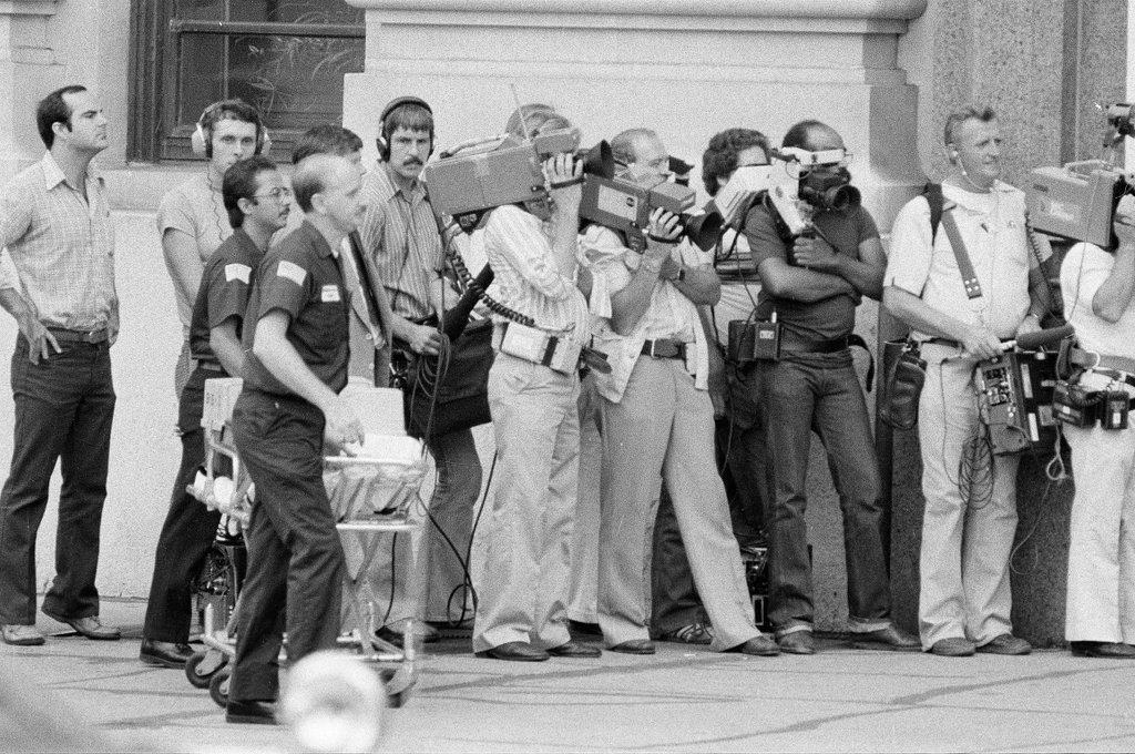Two Croatian men are holding six individuals hostage in the West German Consulate offices - Chicago Sun-Times