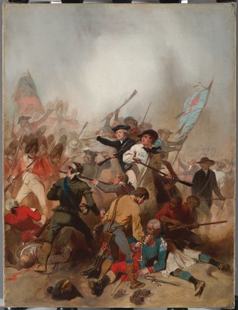 Battle of Bunker Hill, June 17th, 1775 by Alonzo Chappel - Chappel, Alonzo, 1828-1887