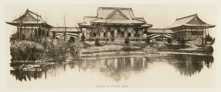 Japanese Temple of Ho-o-den at World's Columbian Exhibition - Kaufmann & Fabry Co.