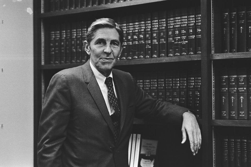 Photos of Judge Edward T. Gignoux, who will try the Chicago Seven in their appeal - Peters (Clarence or Pete) for Chicago Sun-Times