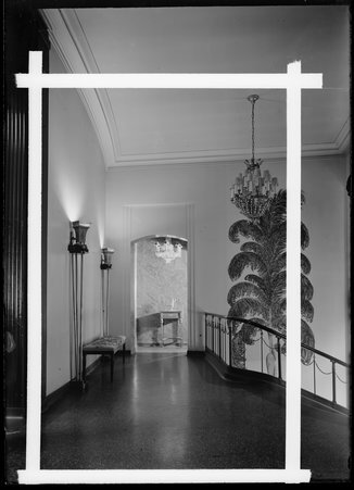 Casino Club - Foyer with lamps - Trowbridge, Raymond W., 1886-1936