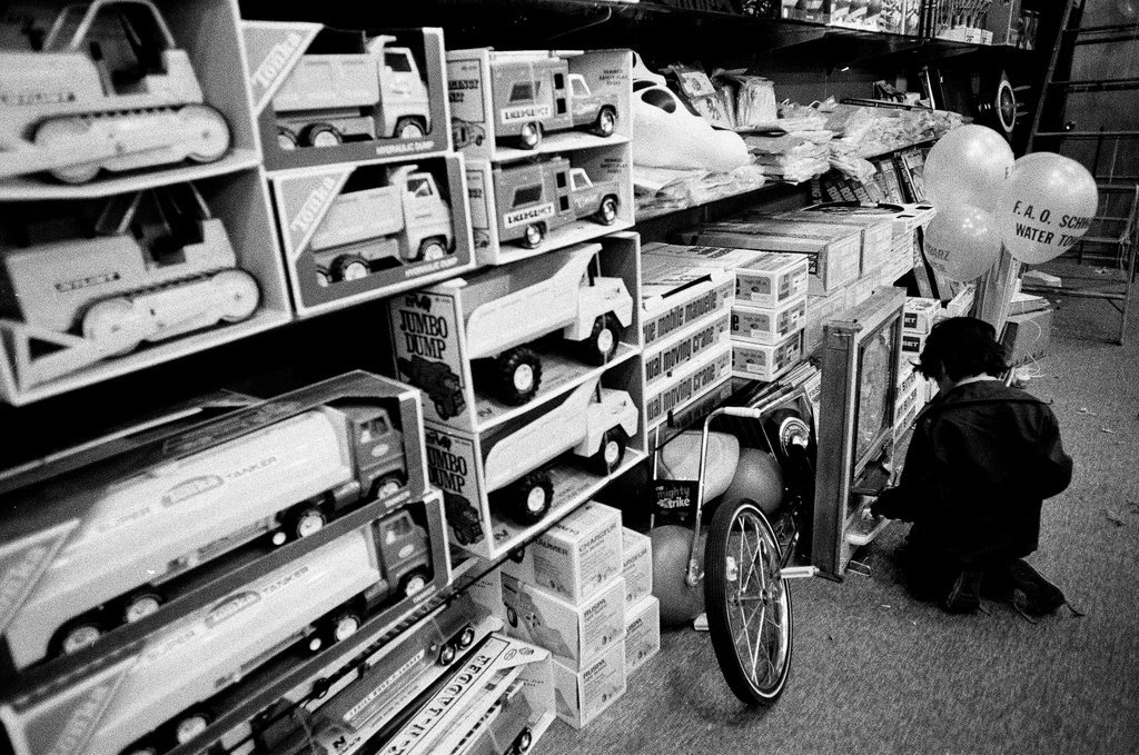 Customers at FAO Schwarz Toy Store - Chicago Sun-Times