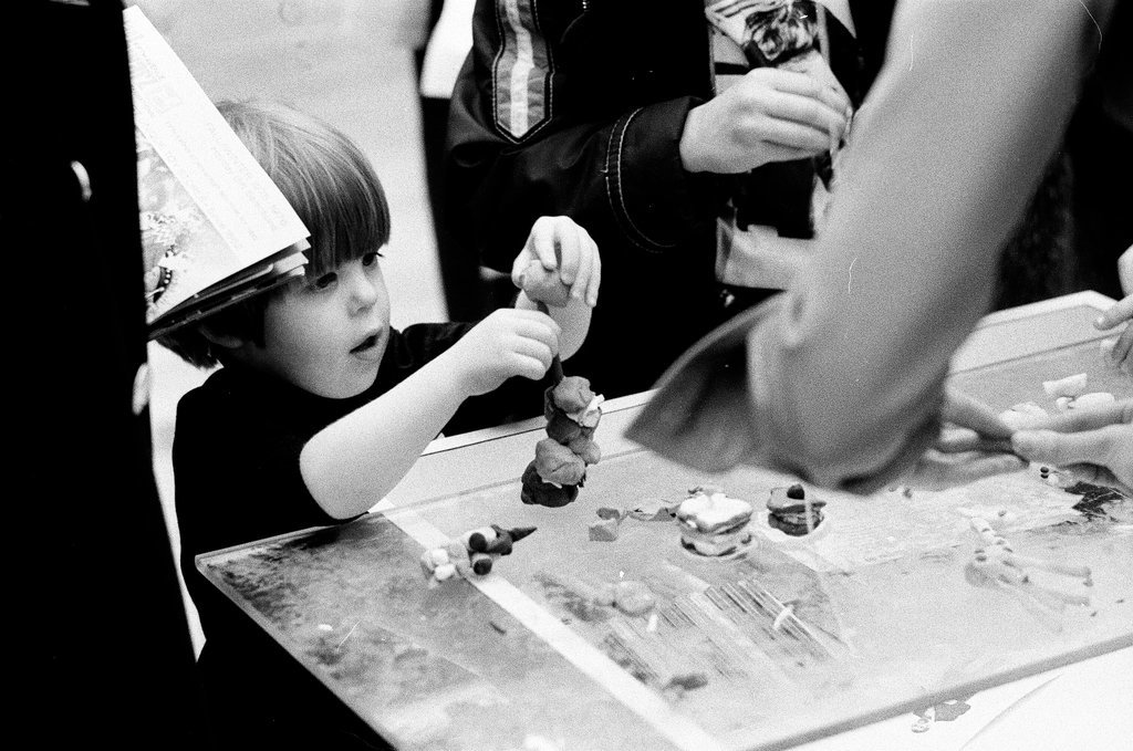 Customers at FAO Schwarz Toy Store - Chicago Sun-Times