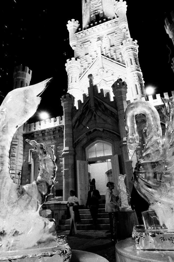Party goers at the Water Tower Ball - Chicago Sun-Times