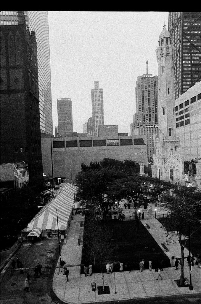 Party goers at the Water Tower Ball - Chicago Sun-Times