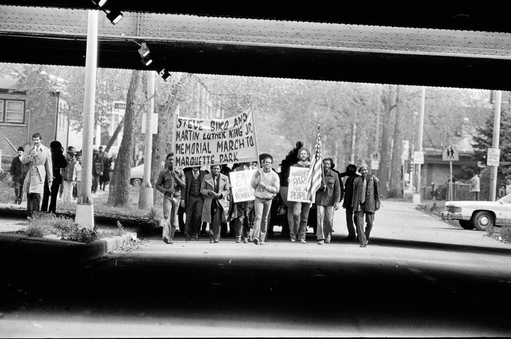 Dr. Martin Luther King, Jr. Movement members march to Marquette Park - Chicago Sun-Times