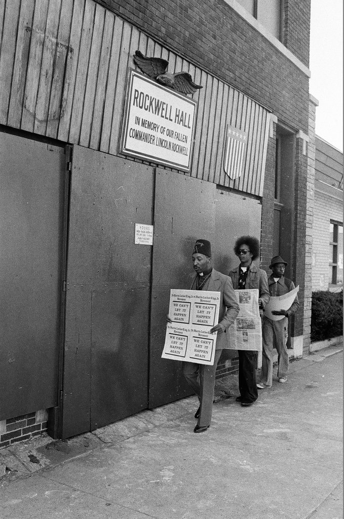 Dr. Martin Luther King, Jr. Movement members picket Nazi headquarters - Chicago Sun-Times