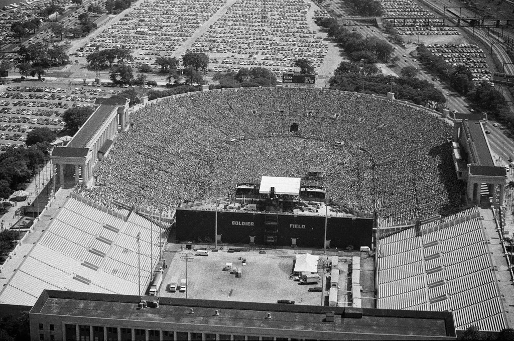 Aerial view of Soldier Field - Chicago Sun-Times