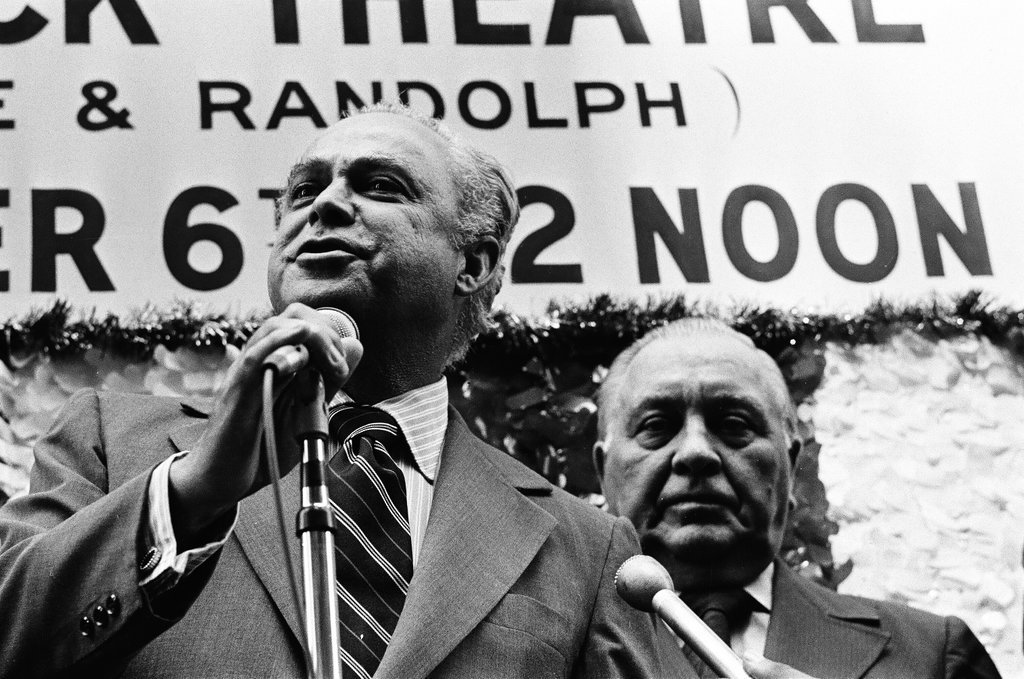 Mayor Daley at Democratic rally kickoff at Bismarck Hotel - Chicago Sun-Times