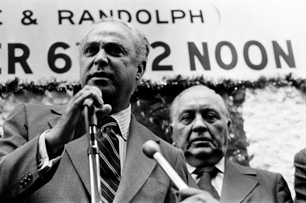 Mayor Daley at Democratic rally kickoff at Bismarck Hotel - Chicago Sun-Times